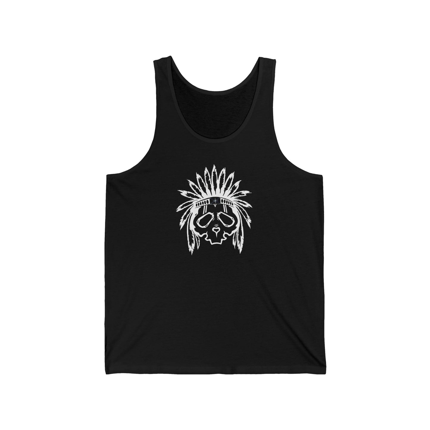 Sunflower Skull Tank Top - Edgy Boho Graphic Summer Tank