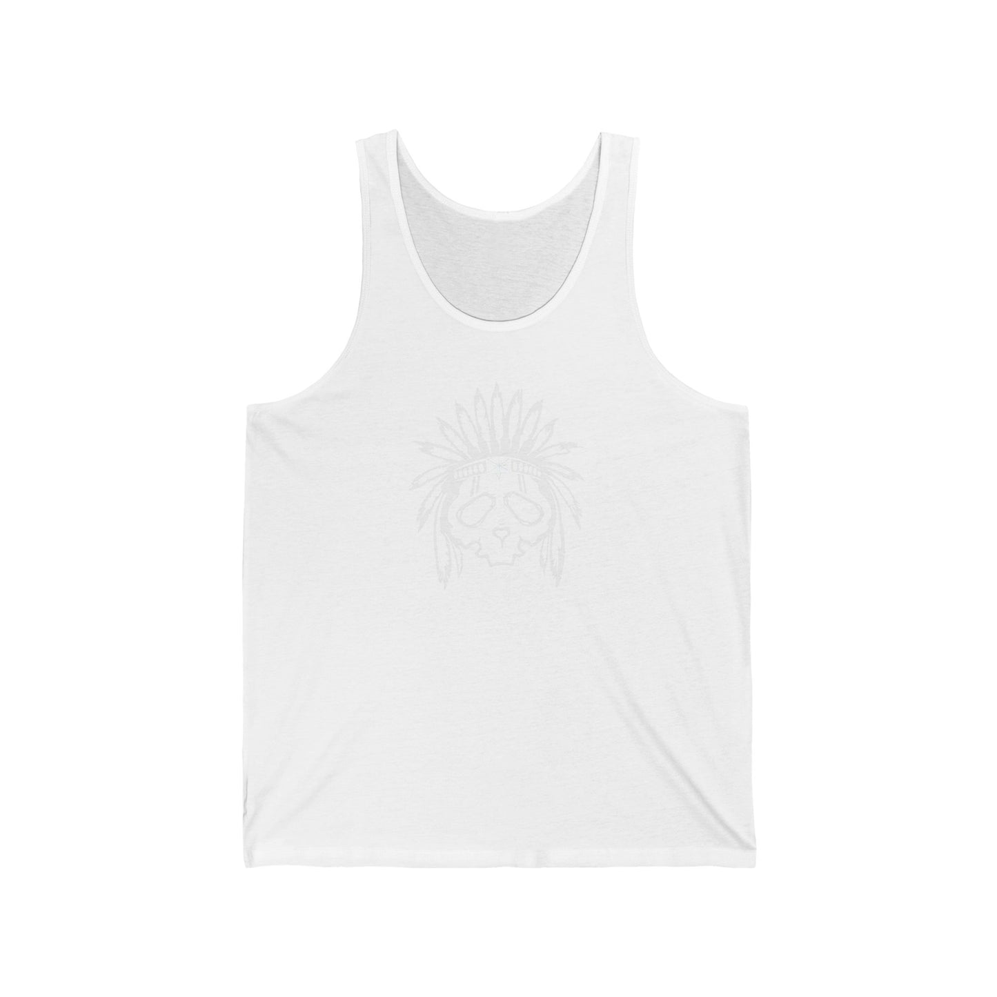 Sunflower Skull Tank Top - Edgy Boho Graphic Summer Tank