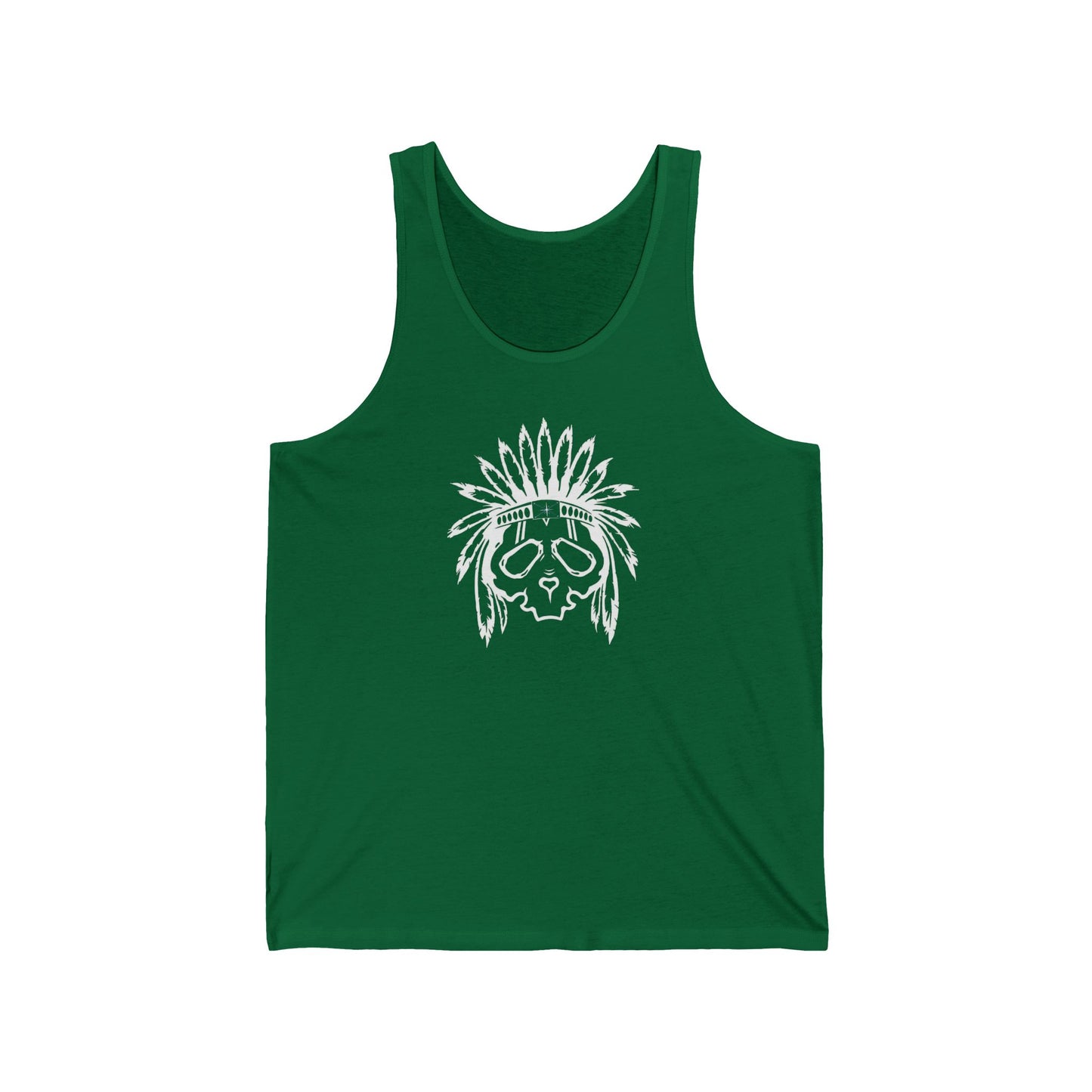 Sunflower Skull Tank Top - Edgy Boho Graphic Summer Tank